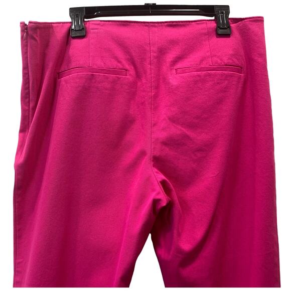 A New Day Hot Pink Peg Leg Ankle Pants Slim Fit Stretch Cigarette Pant | 16 - Picture 5 of 9